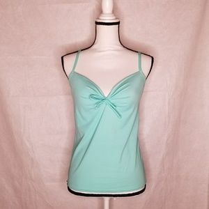 NWOT VS Turquoise Tankini Adjustable Strap 34D